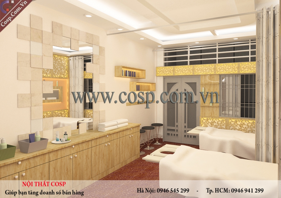 thiết kế shop mỹ phẩm hiện đại nhất11